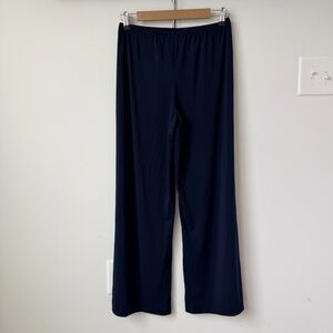 Vintage 2000s navy blue wide leg pants